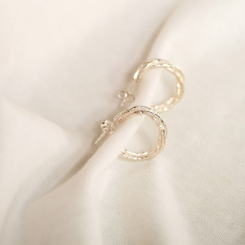 Kleine creolen Najima (zilver)