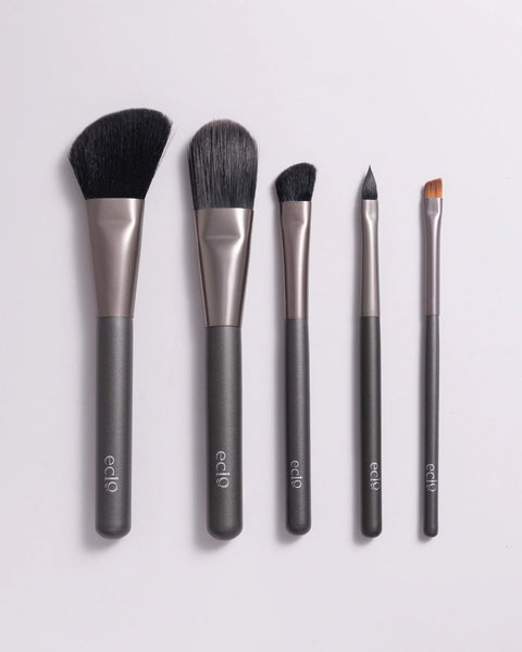 Set van 5 duurzame make-up borstels