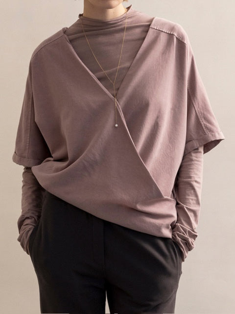Omkeerbare lyocell top (laatste ruime, ruime XS)