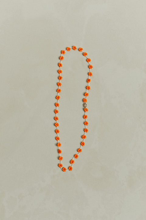 Fiori halsketting - orange