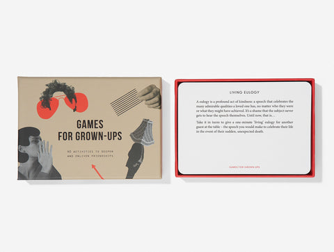 Games for grown-ups - 40 activiteiten om vriendschappen te verdiepen