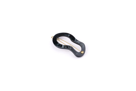 Haarclip Outside - black pearl