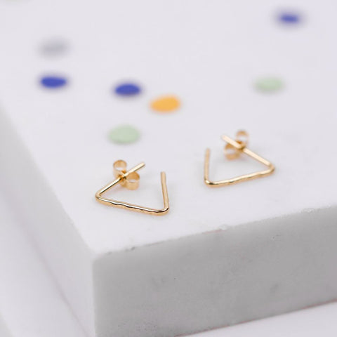 Mini creool Fée Clochette (massief 18k goud)