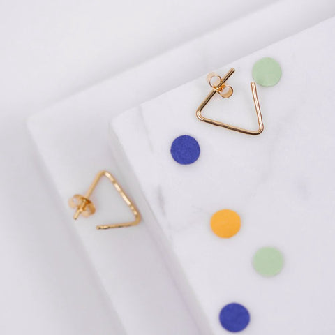 Mini creool Fée Clochette (massief 18k goud)