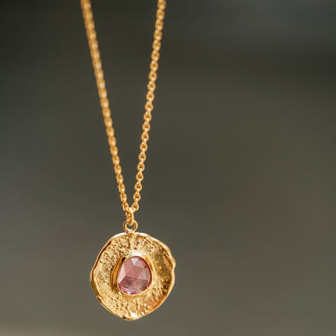 Halsketting Aura - Liefde (verguld)