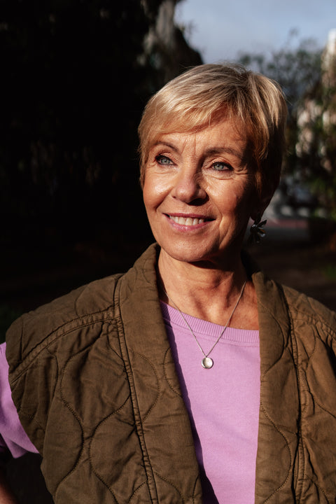 Sweater - bright lilac (100% biokatoen)