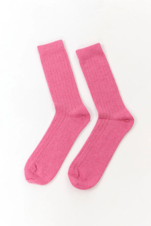Lisos Wool Socks - pink