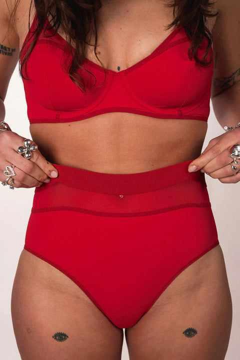 LOTUS bikinislip - rood