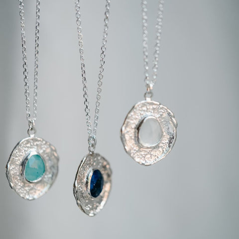 Halsketting Aura - Moed (zilver)