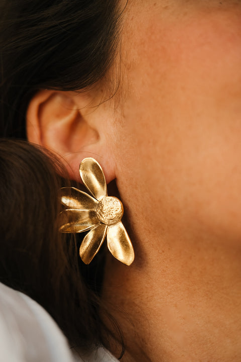 Oorringen Capucine (verguld)