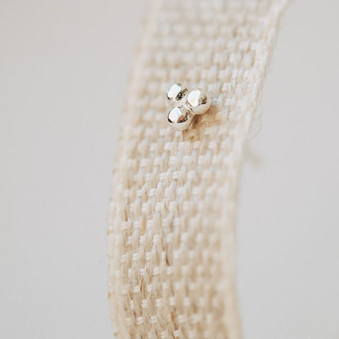 Oorring Rose - zilver