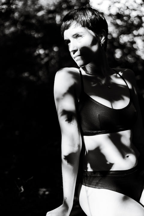 Flow beha/top - zwart