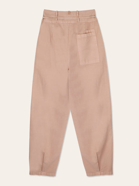 Wide woven pants - rose tan