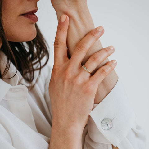 Ring Pomifer (massief 18k goud)