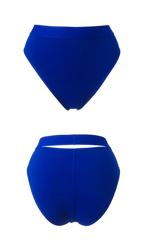 CHERRY (bikini)slip - bic blauw