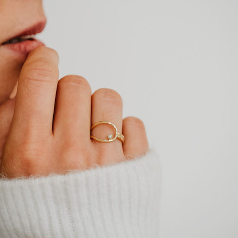 Ring Aethra (massief 18k goud)