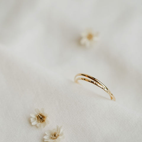 Ring Una (massief 18k goud)