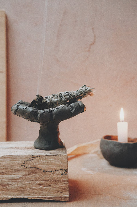 wabi sabi ritual tray - zwart