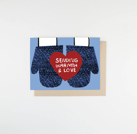 Wenskaart - Sending Warmth & Love
