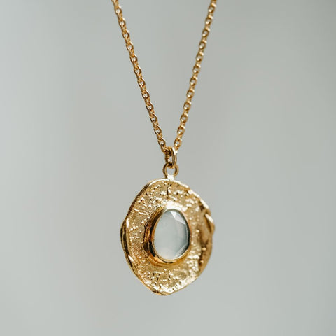 Halsketting Aura - Sereniteit (verguld)