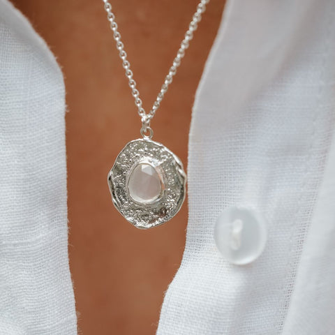 Halsketting Aura - Sereniteit (zilver)