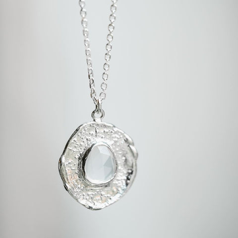 Halsketting Aura - Sereniteit (zilver)