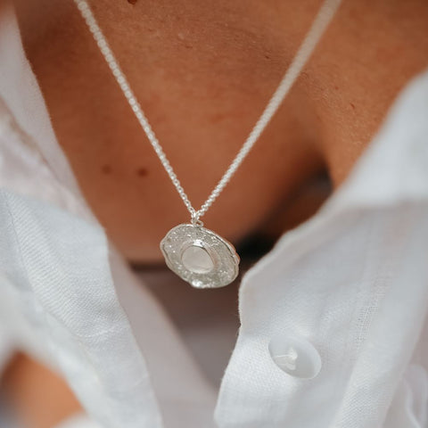 Halsketting Aura - Sereniteit (zilver)