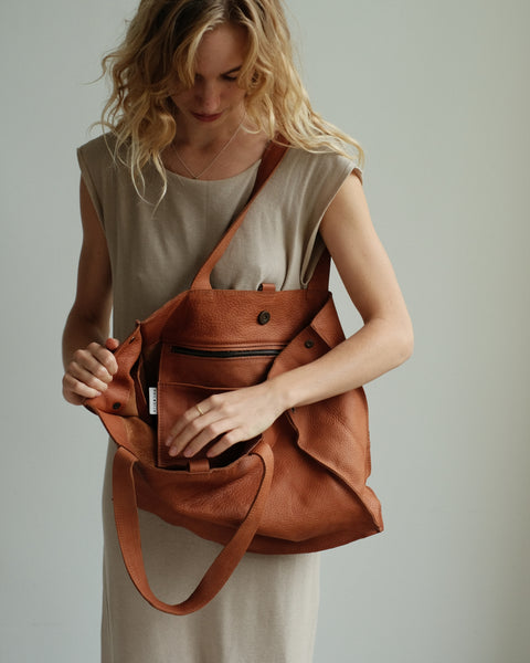 Shopper small - marrone (pre-order)