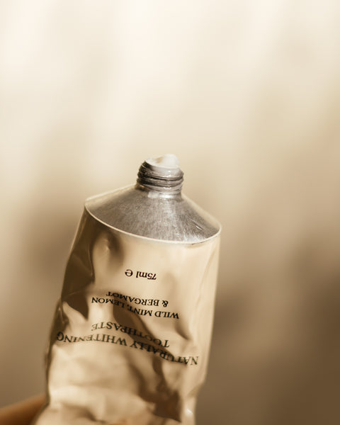 Tandpasta met wilde munt, citroen en bergamot