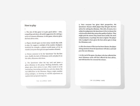 The dilemmas game - kaartspel