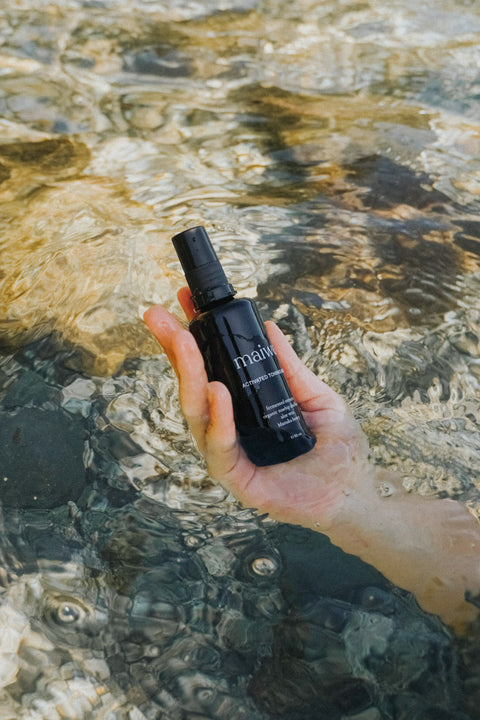 Activated toning mist