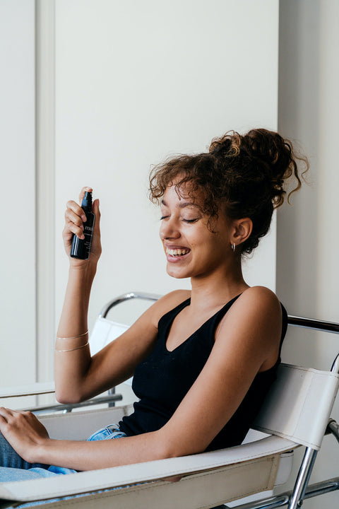 Activated toning mist