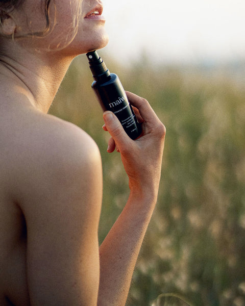 Activated toning mist