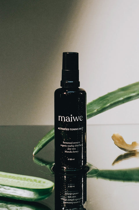 Activated toning mist