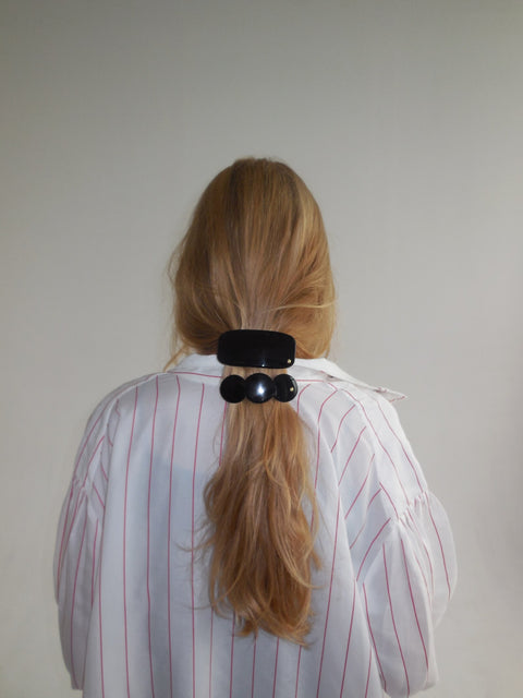 Haarclip Triplet Barrette - Black
