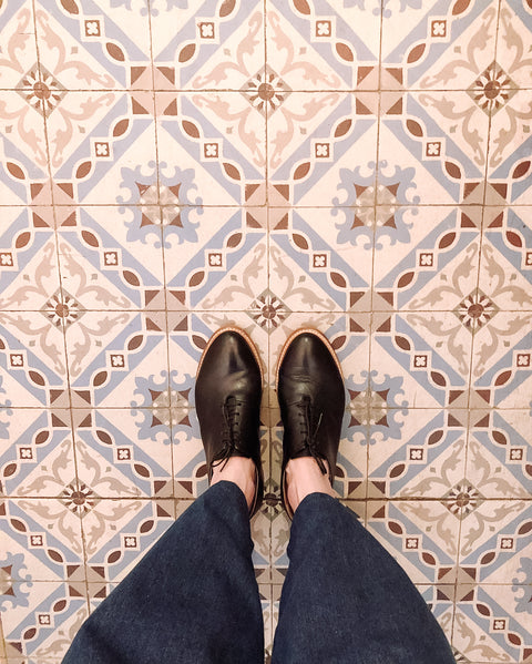 Veterschoen Dille - Zwart