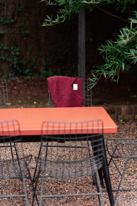 Trui Wavy - Burgundy purple