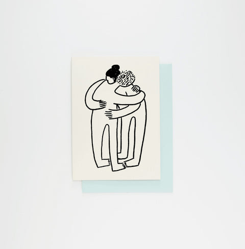 Wenskaart - Huggers