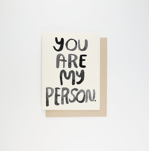 Wenskaart - You Are My Person