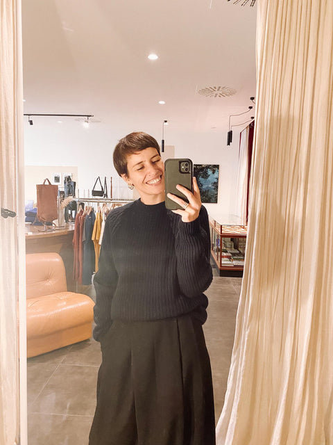 Cashmere Sailor sweater - navy