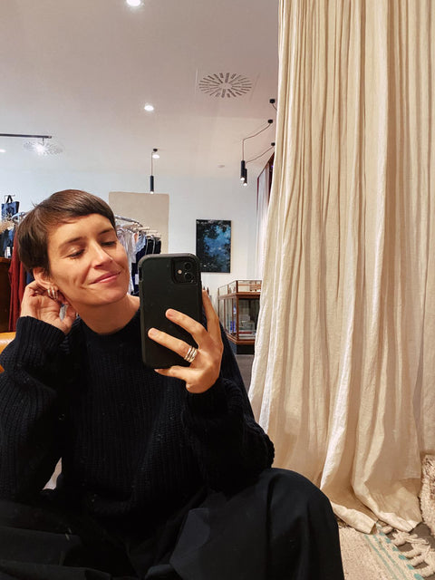 Cashmere Sailor sweater - navy