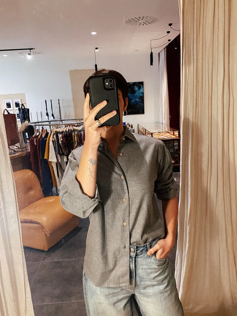 Tailored shirt - dark grey