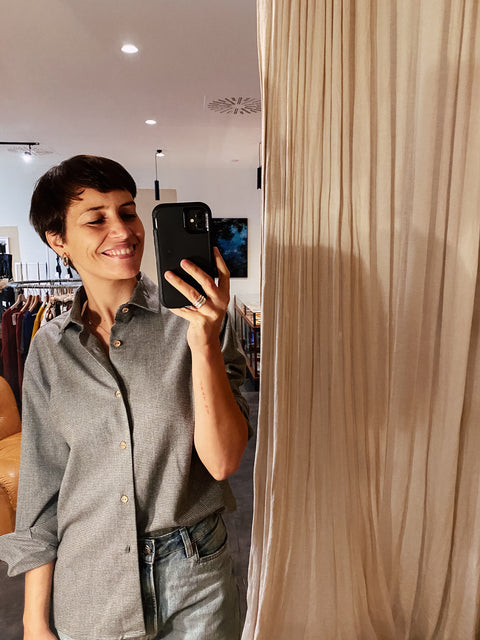 Tailored shirt - dark grey