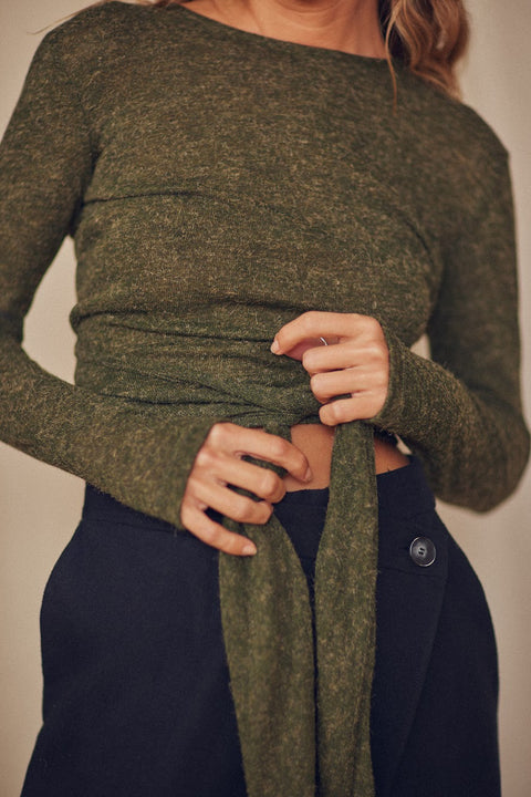 Wikkeltop - Khaki green