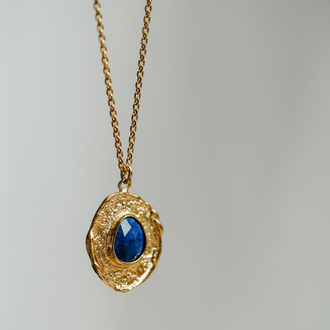 Halsketting Aura - Zelfvertrouwen (massief goud)
