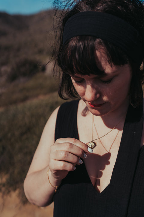 Halsketting Veilleuse (verguld)