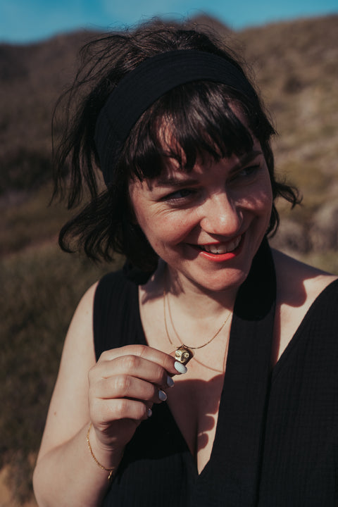 Halsketting Veilleuse (verguld)