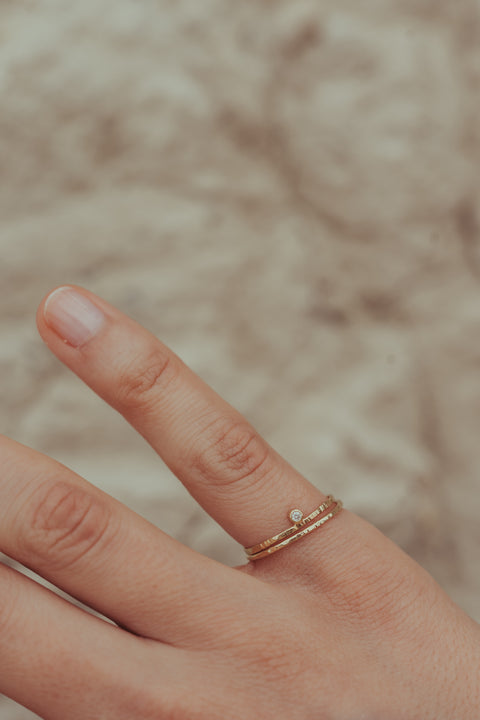 Ring Fée Clochette (massief 18k goud)