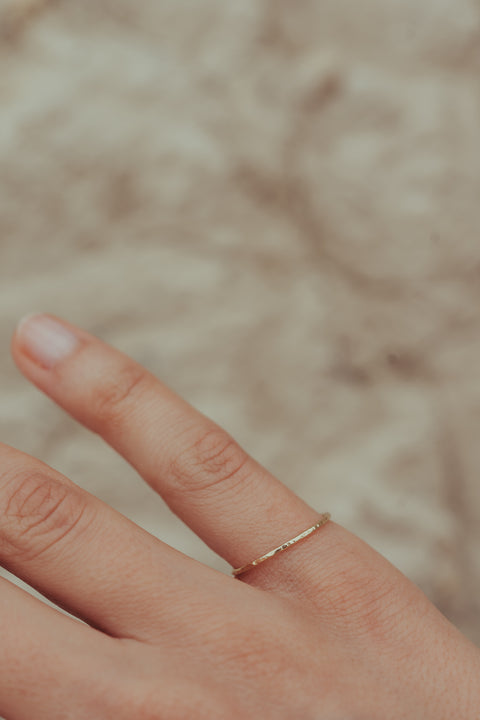 Ring Fée Clochette (massief 18k goud)