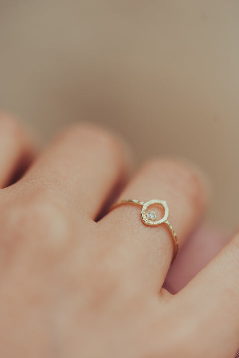 Ring Fée Ophélie (massief 18k goud)